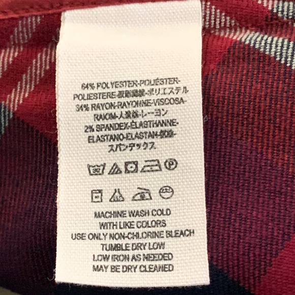 Free People Plaid Pencil Skirt in Red and Blue - Picture 8 of 11